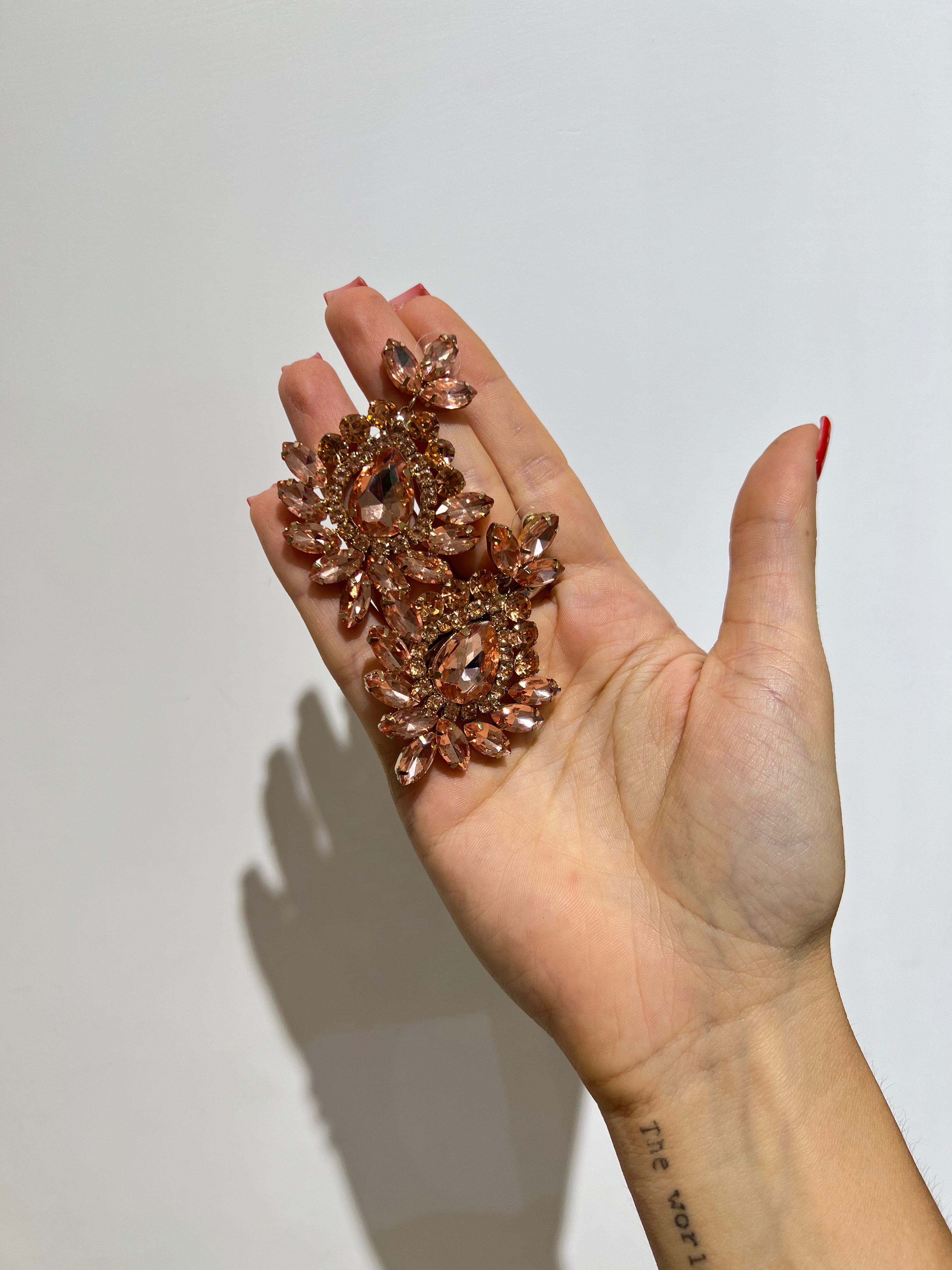 ELSA - Orecchini In Ottone Con Stella Di Ghiaccio Di Cristallo Swarovski - Elisabetta Sebastio - Foto 6